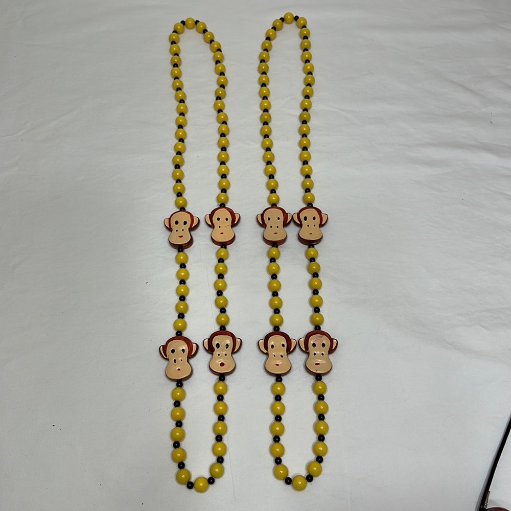 Mardi Gras monkey beads